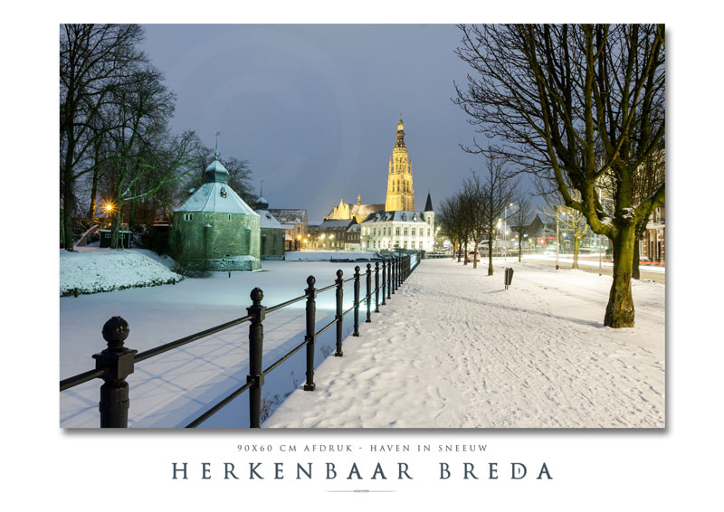 Haven Breda in Sneeuw